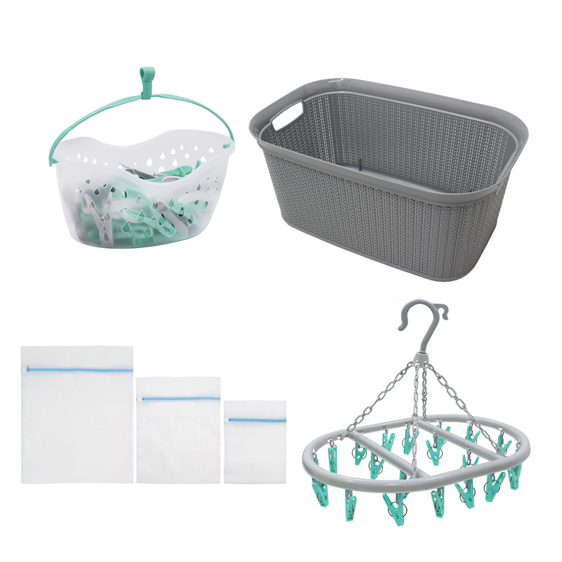Polypropylene Laundry Room Organizer, Grey