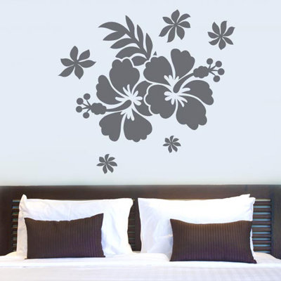 Hibiscus Flower Wall Sticker