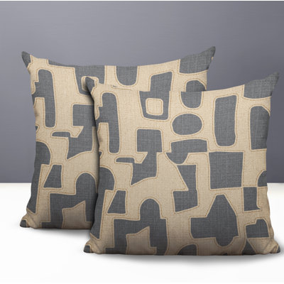 Jara 2 Sets Indoor/Outdoor Reversible Indoor Pillow