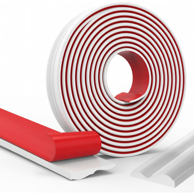 20ft x 1.6" Wide 3D Self-Adhesive Wall Molding Trim - Flexible Chair Rail and Picture Frame Molding for Mirrors, Windows, and Home Décor
