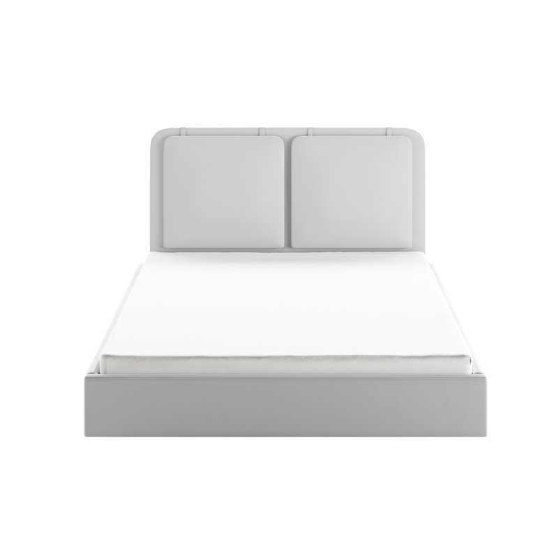 Synergy Upholstered UK Super King - DE 180 X 200 Cm Ottoman Storage Bed, Light Grey