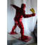 Sculpture pop art en résine rouge art pop art 51 "x 16" x H 57 "NIFao