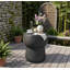 Table d'appoint en béton Cracked Texture-988454582