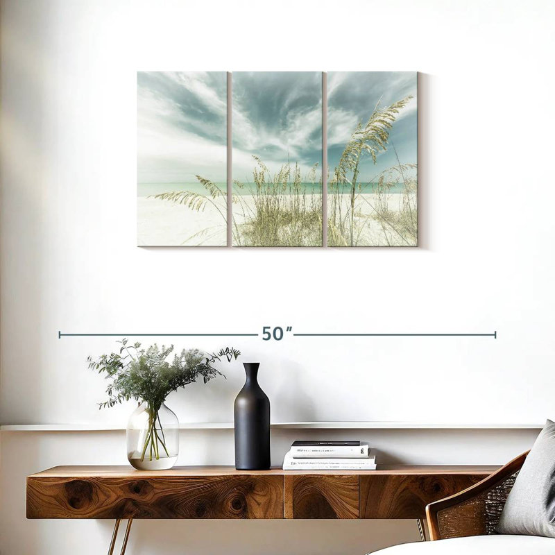 Harnek Heavenly Calmness On Beach Vintage, H 20 po x l 33 po
