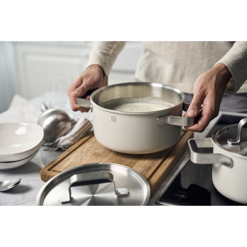 Batterie de cuisine en acier inoxydable 6 pièces ZWILLING, Ivoire-blanc