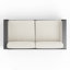 Canapé MAYA BAY MP1, FINITION NOIRE AVEC COUSSIN BEIGE, canapé