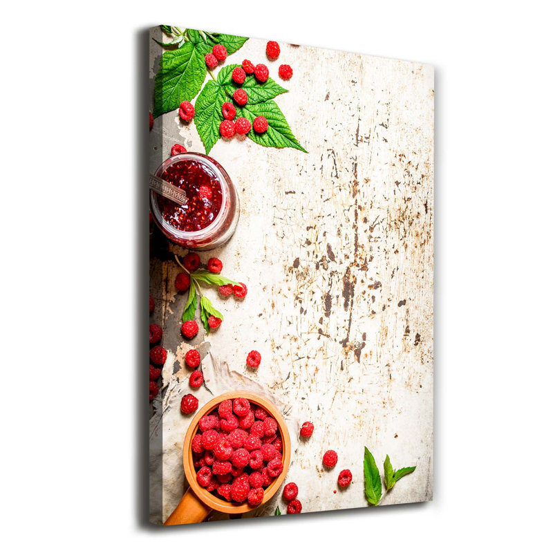 Raspberry Jam - Wrapped Canvas Print