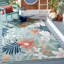 Tapis floral tissé à la machine Shutesbury-838823628