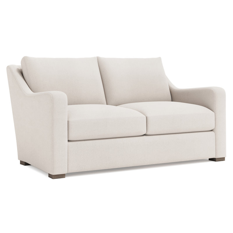 Canapé deux places en tissu Ventura - Sur mesure, sans coussins, Crème chenille 1345-002