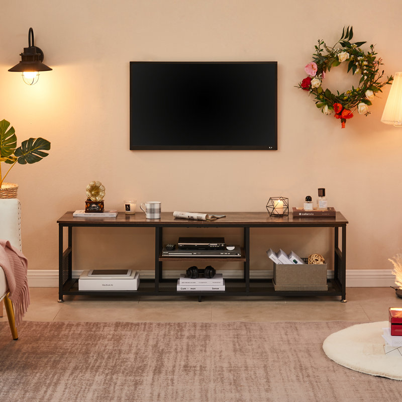 Auxter Coffee Table with Storage, Brown, 16.22'' H X 62.99'' W X 15.74'' L