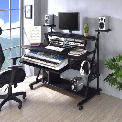 Willow Black Finish Music Desk