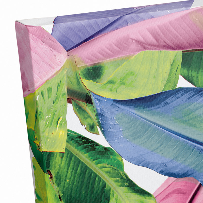 Art sur toile, feuilles de banane Abbeydale