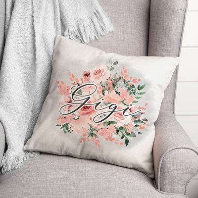 Gigi Square Pillow Cover & Insert