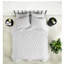 Ensembles de literie blanc moderne et confortable, édredon en jersey de polyester avec rembourrage hypoallergénique
