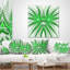 Coussin décoratif à fleurs fractale unique light Abstract-30735278-30719656-30719652