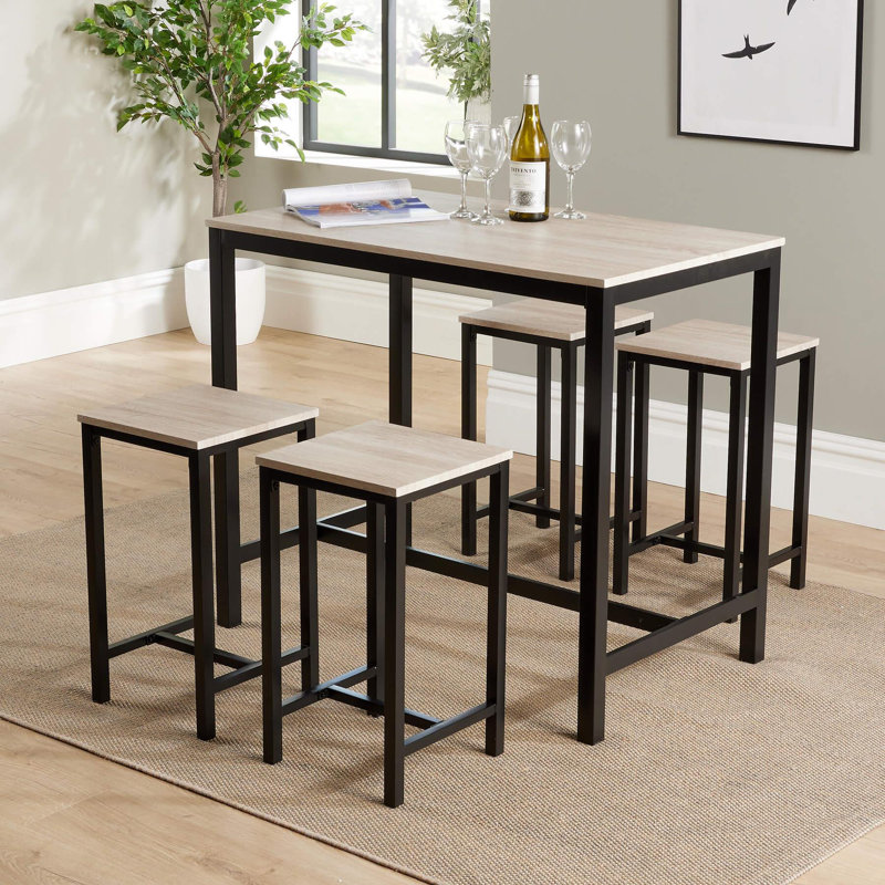 Caliopia 4 - Person Dining Set, Light Oak