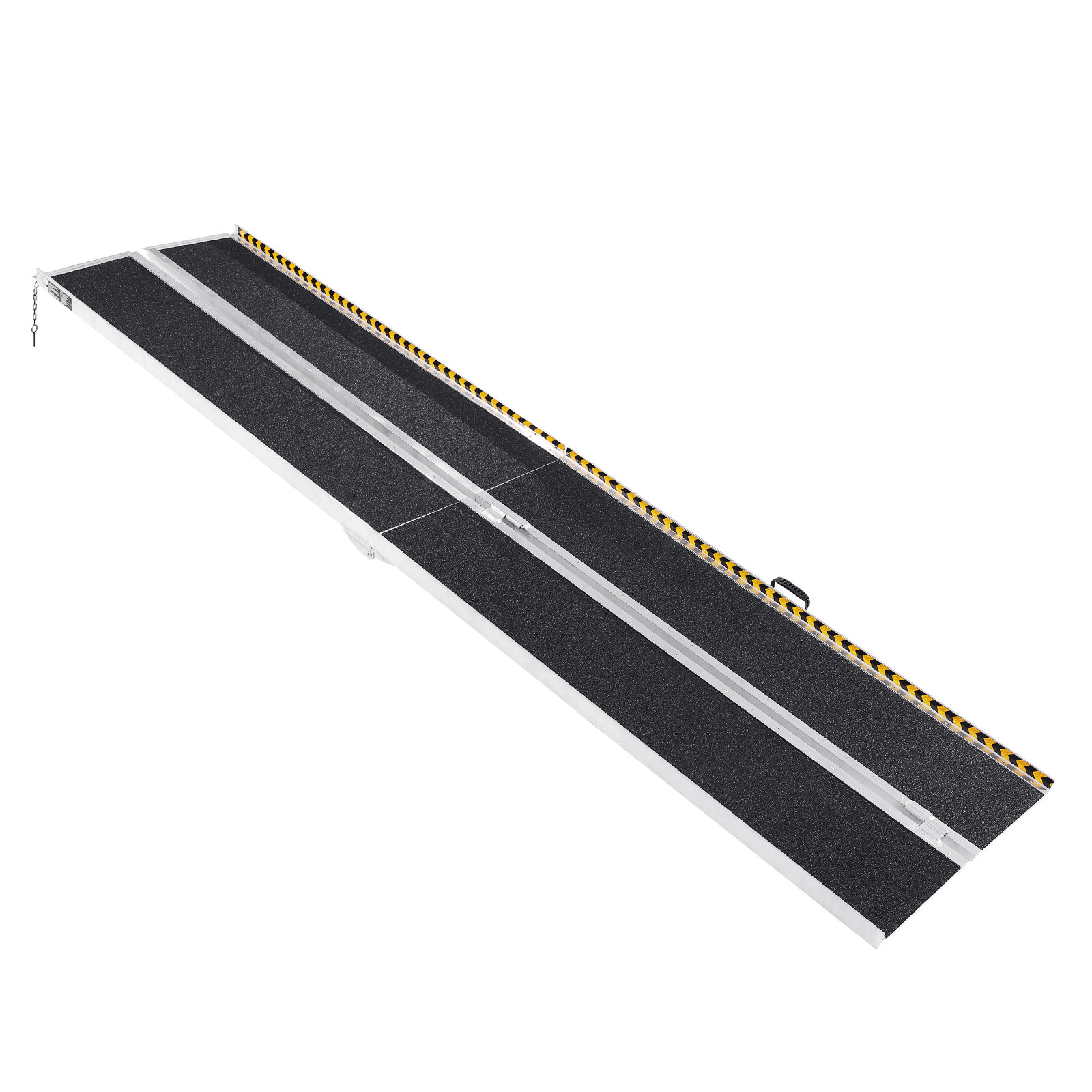 VEVOR Portable Wheelchair Ramp, 800 lbs Capacity, Non-Slip Aluminum ...