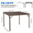 Patio Gazebo Lean to Wall Mounted Pergola with Sloping Galvanized Steel Roof-114248692-119304846