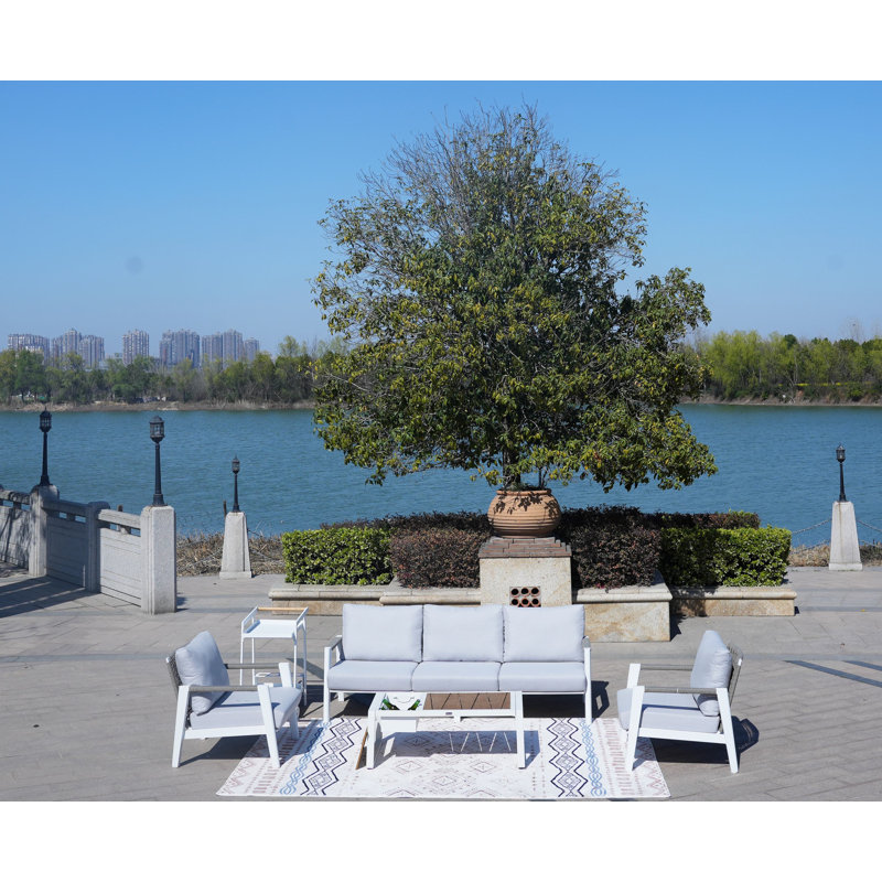 5 - Person Patio Conversation Set with Cushions