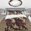 Ensemble de housse de couette en microfibre Timeless Purple Baroque Floral Dreams II-610440125