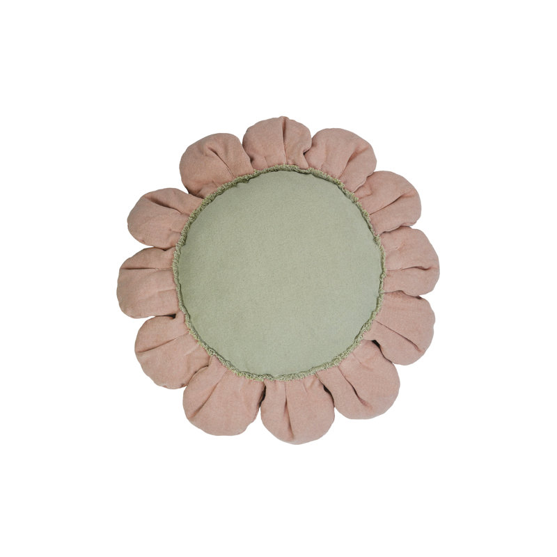 Floor Cushion Pink Daisy