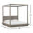 Monae Solid Wood Panel Bed-106246315