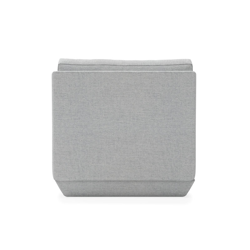 Podium Modular Sectional, Bayview Silver Performance Twill