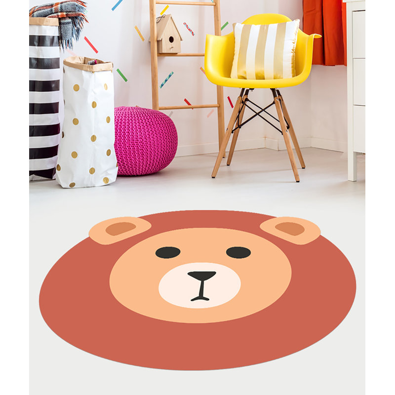Vinyl Machine Printed Area Rug, Rectangle 146 x 160cm