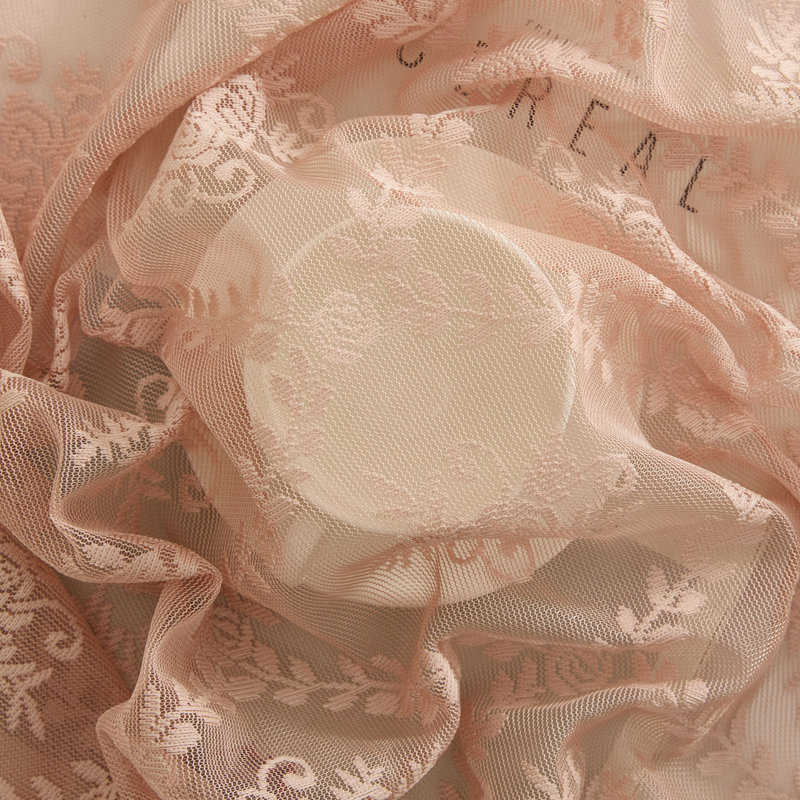 Rideau de cuisine Adrik Isabella, L 28 po x L 24 po, Rosé