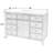 Celine 48 In Single Sink Bathroom Vanity With Quartz Top, Coffee Brown-124275969