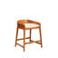 Saddle 34" Tall Counter Stool, Brown