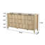 Decorative chest of 9 drawers-1810652699