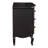 Aeryona 3-Drawer Nightstand in Antique Black