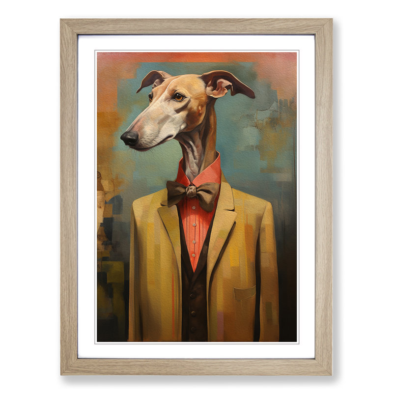 Greyhound Orphism - Framed Print