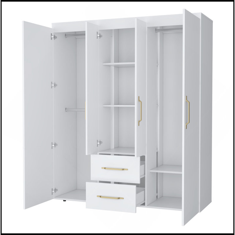 Armoire tout-en-un 2 portes Boyden