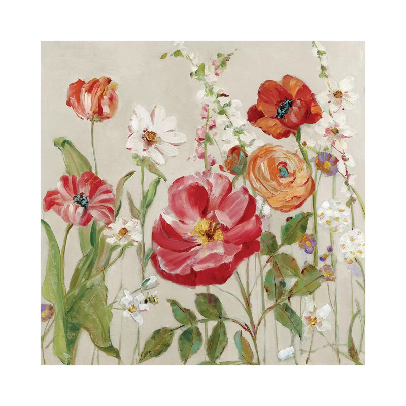 Garden Menagerie II by Sally Swatland - Wrapped Canvas Gallery-Wrapped Canvas Giclée, 66.04 cm H x 66.04 cm W x 1.91 cm D