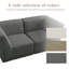 Berlare 2 - Piece Upholstered Corduroy Modular Sectional Sofa – Fully Compressed, No Assembly Required-757090782