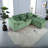 Modular Corduroy Sofas with Movable Footrest, Stylish for Any Space