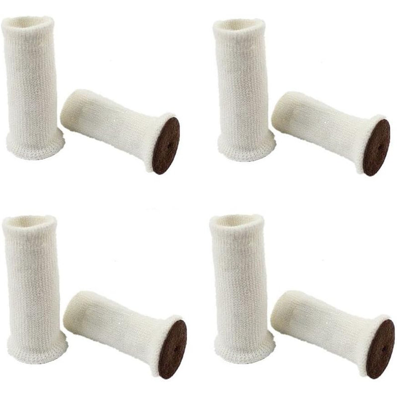 Quincaillerie de protection de plancher pour chaise, Blanc cassé