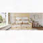 Lit plateforme simple double avec tablettes et tiroirs de rangement - bois massif, aucun sommier nécessaire-1439029675
