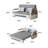 Vergel 50.3'' Slipcovered Reclining Sleeper Sofa