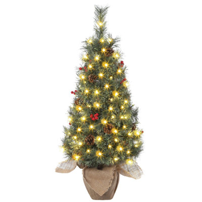 3' H Lighted Artificial Christmas Tree