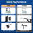Heavy Duty Gate Corner Brace Bracket, Anti Sag Gate Kit Adjustable Gate Hardware (Doors Not Include)