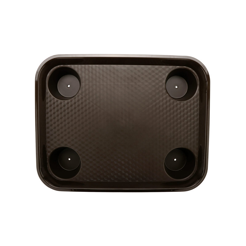 Polypropylene Tray - Set of 12, Brown