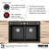 Karran Quartz 33'' X 22'' 50/50 Double Bowl Composite Drop-in Kitchen Sink
