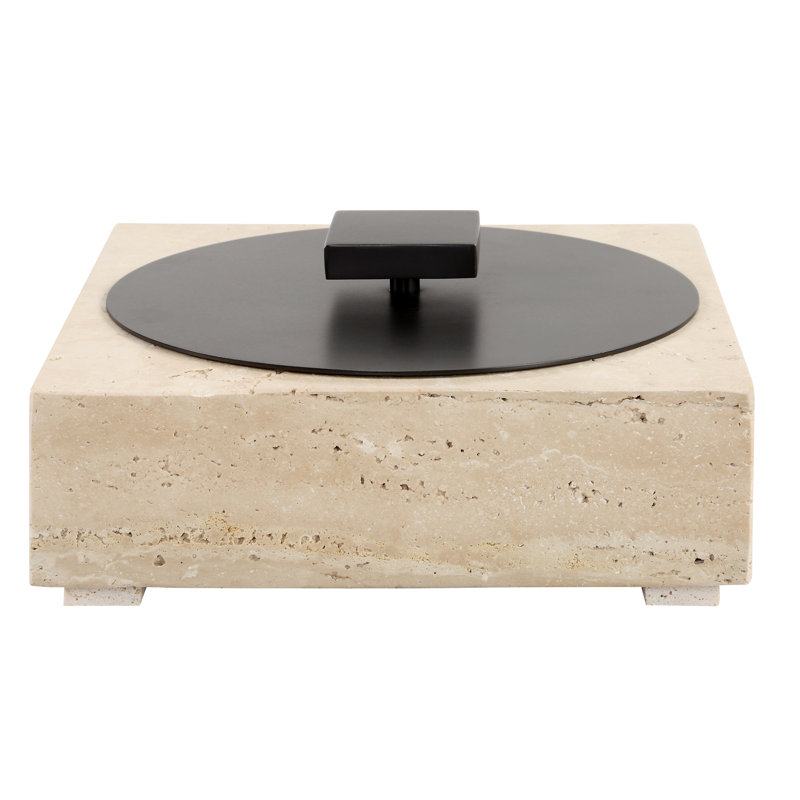 Harloe Travertine Box