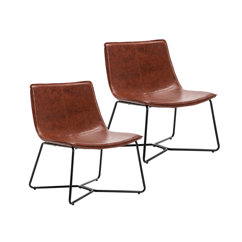 Fauteuil d'appoint 26 po Panfilo, Brun