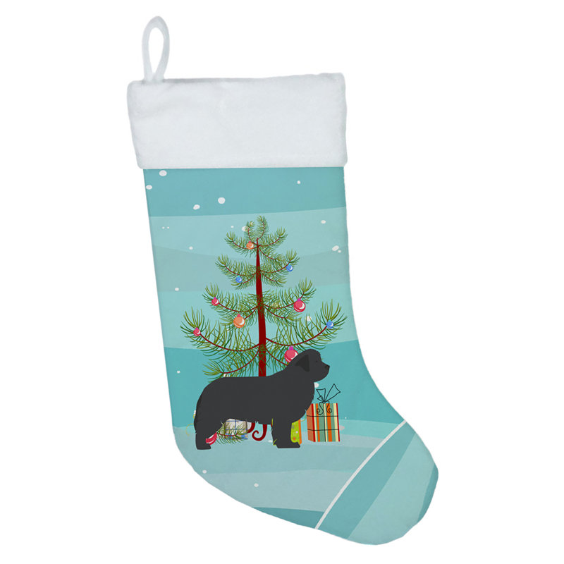 Chaussette de noël joyeux de noël, Terre-neuve