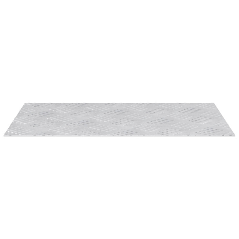 Silver Aluminium Aluminium Stair Treads, Rectangle 30cm x 50cm