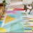 Well Woven Modern Patchwork Color Block Multi Color Washable Area Rug-97205345